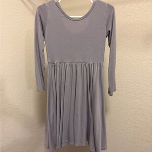 Kyte BABY Soft Gray Kids Dress
